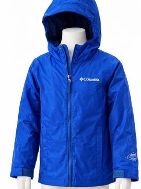 Columbia Royal Blue Hooded Rain Shell
